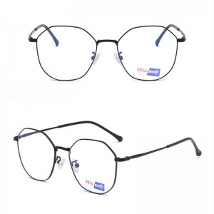 New Arrival China Men Black Sunglasses – Anti Blue Light Glasses Retro metal glasses ̵...