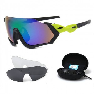 China sunglasses set Bicycle Outdoor Sports Glasses Set with 3pcs lenses factory and manufacturers | D&L