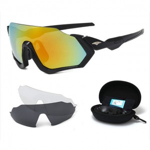 China sunglasses set Bicycle Outdoor Sports Glasses Set with 3pcs lenses factory and manufacturers | D&L