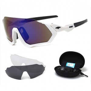 China sunglasses set Bicycle Outdoor Sports Glasses Set with 3pcs lenses factory and manufacturers | D&L