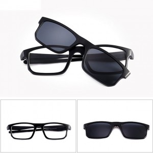 China TR90 Frame Clip on 4 in 1 Sunglasses factory and manufacturers | D&L