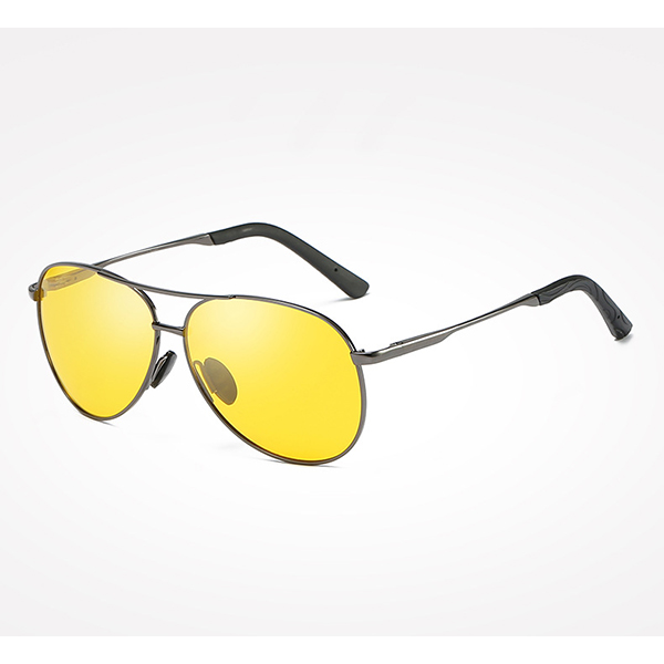 Sunglasses working in both day and night driving conditions