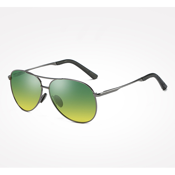 Comfortable lightweight metal frame sunglasses