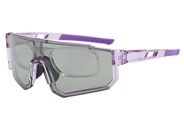 A road cyclist and a mountain biker side-by-side, each wearing appropriate sunglasses