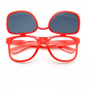 Wholesale Price China Flat Top Sunglasses – Custom logo Flip up Lenses Promotional Sunglas...
