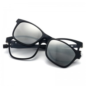 China Polarized TR90 Frame Clip on 5 in 1 Sunglasses factory and manufacturers | D&L