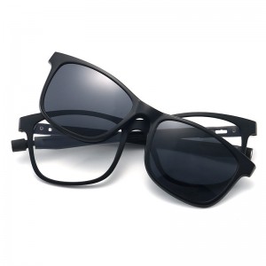 China Polarized TR90 Frame Clip on 5 in 1 Sunglasses factory and manufacturers | D&L