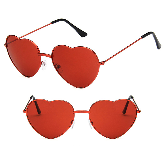 Top Quality Baseball Sunglasses – DLL014 Classic love heart shaped sunglasses – D&L