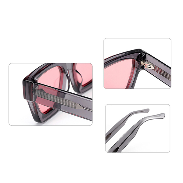 Modern, trend-forward edge of the retro-inspired silhouette sunglasses