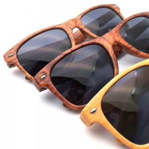 China Gold Supplier for Orange Sport Sunglasses – High quality Wood Grain Sunglasses ̵...