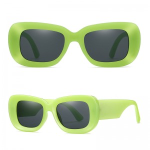 China Ladies Designer Sun Glasses Square Candy Color Factory Eyewear factory and manufacturers | D&L