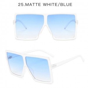 China Glasses Factory Big Square Oversized Shades Woman Sunglasses factory and manufacturers | D&L