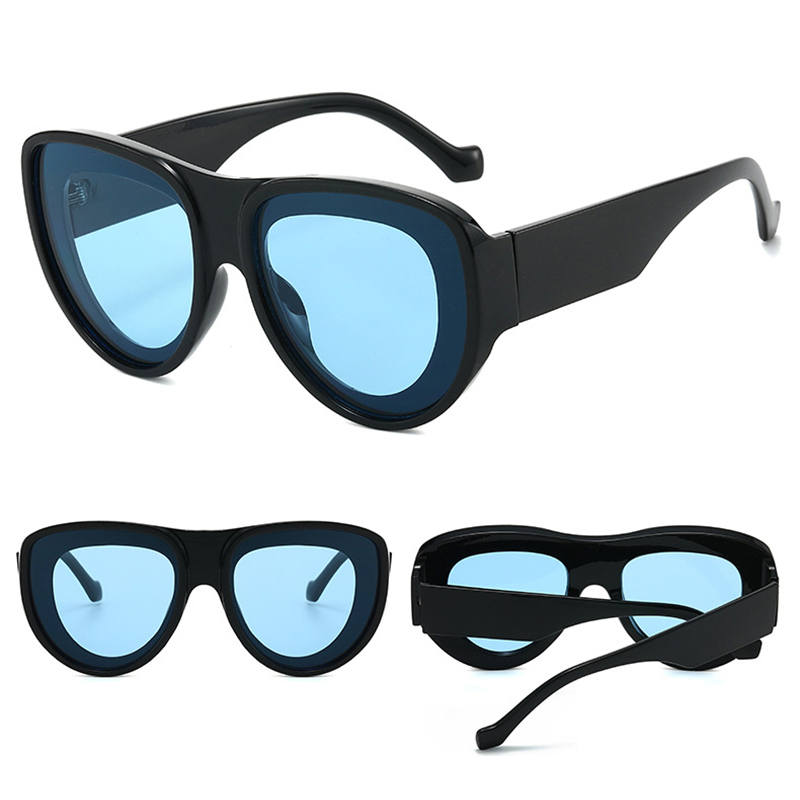 Image showing the UV-protection quality of the sunglasses lenses in sunlight