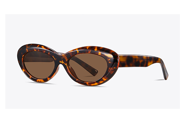 A pair of high-end, beautifully crafted acetate sunglasses
