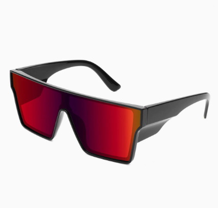 A collection of sport sunglasses in 8 different color options
