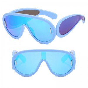China Y2K Sun glasses Futuristic Oversize Men Women Sunglasses Wholesale factory and manufacturers | D&L