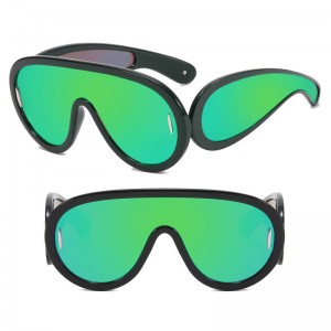 China Y2K Sun glasses Futuristic Oversize Men Women Sunglasses Wholesale factory and manufacturers | D&L