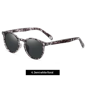 China New Fashion Polarized Sunglasses TR3331 | Retro Round Frame UV400 Protection for Men Women factory and manufacturers | D&L