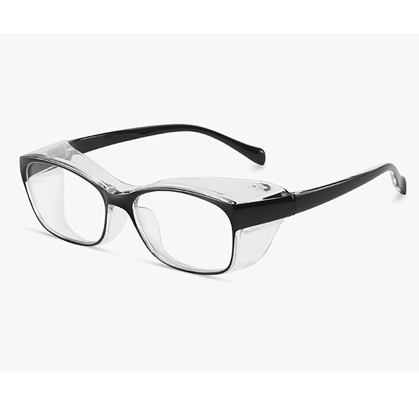 A pair of multi-function outdoor glasses showing off its sleek design and protective features