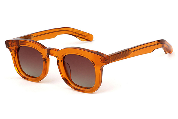 Trendy sunglasses with geometric shapes and bold colors