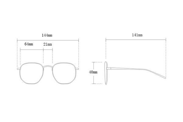 A person looking uncomfortable while wearing ill-fitting glasses
