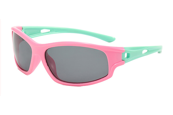 A collection of colorful custom kids sunglasses with UV400 protection