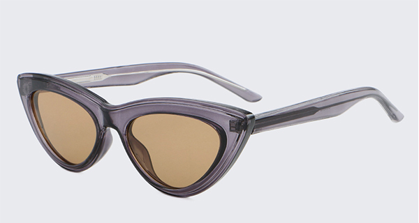 A close-up view of a polarized sunglasses lens showing the anti-glare effect.