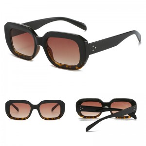 China Rectangle Sunglasses Frames Black Plastic Eyewear Factory factory and manufacturers | D&L