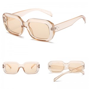 China Rectangle Sunglasses Frames Black Plastic Eyewear Factory factory and manufacturers | D&L