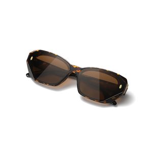 Women’s Trendy Cat Eye Sunglasses BC9103 | TR90 Frame with Adjustable Acetate Temples & 1.5mm Polarized Lenses
