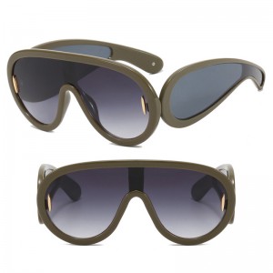China Y2K Sun glasses Futuristic Oversize Men Women Sunglasses Wholesale factory and manufacturers | D&L