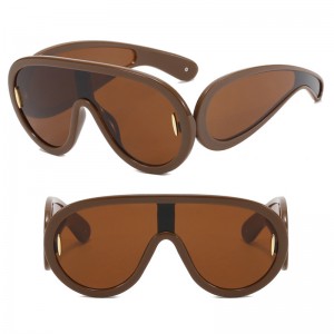 China Y2K Sun glasses Futuristic Oversize Men Women Sunglasses Wholesale factory and manufacturers | D&L