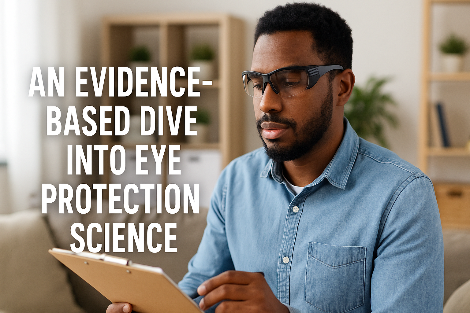 Microscopic UV damage to eye tissue
