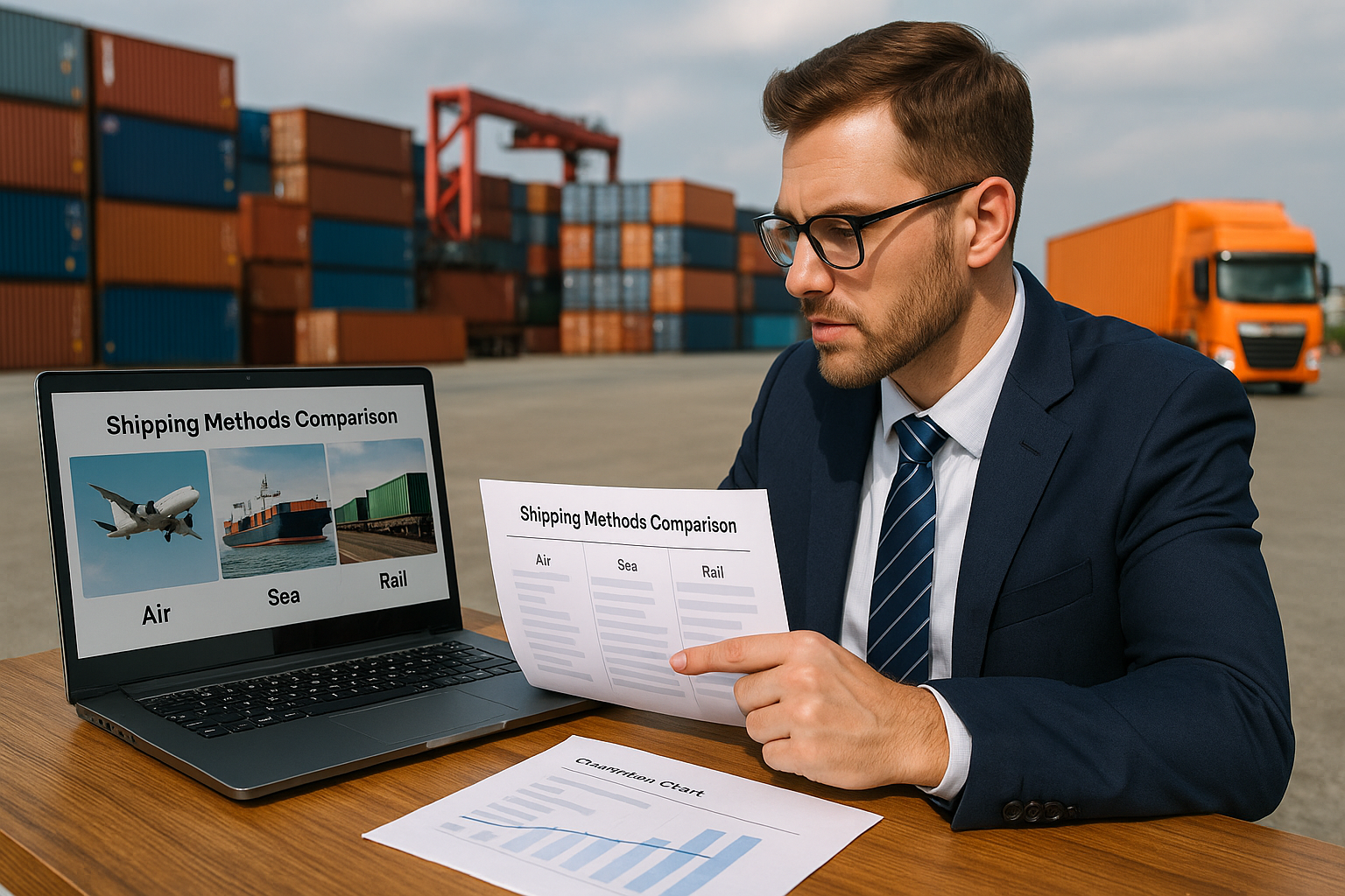 Shipping methods comparison
