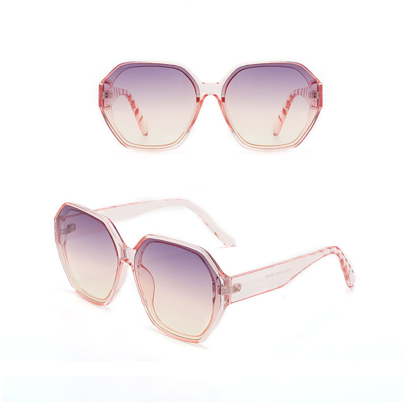 China OEM Photochromic Sunglasses – Factory Supply China New Fashion Retro Irregular Polygon Ocean Lens Sunglasses for Ladies – D&L