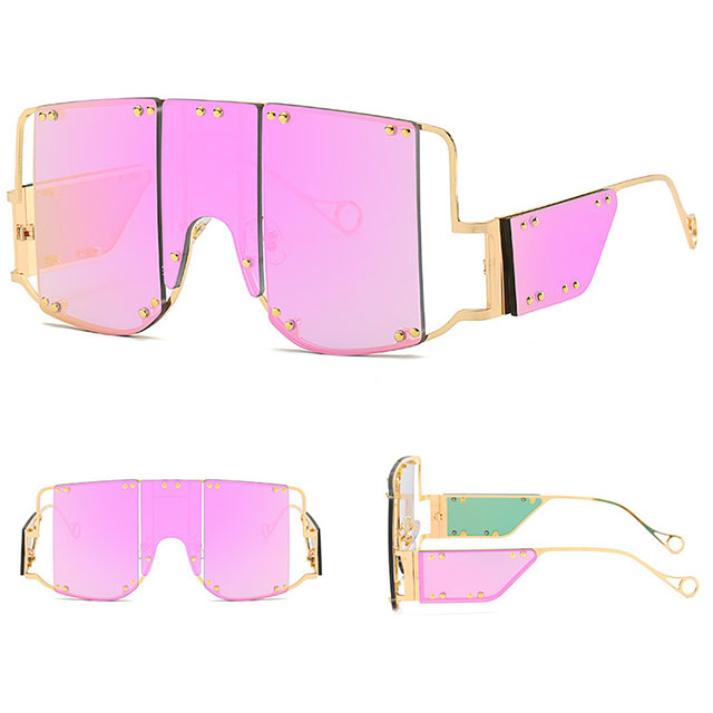 Wholesale Dealers of Anti Blue Light Glasses For Kids – DLL902 Metal Frame Fashion Sunglasses – D&L