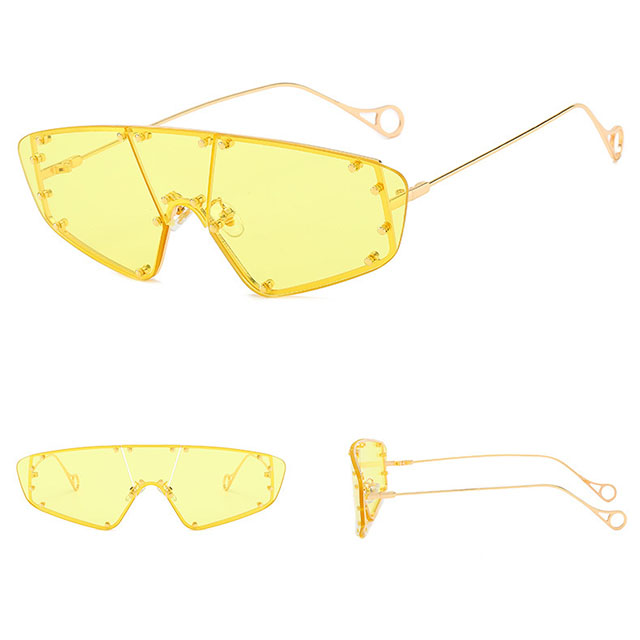 Factory Cheap Baby Designer Sunglasses – DLL903 New Fashion One Piece Oversized Luxury Sunglasses  – D&L