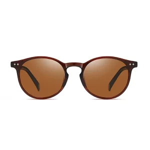 China New Fashion Polarized Sunglasses TR3331 | Retro Round Frame UV400 Protection for Men Women factory and manufacturers | D&L