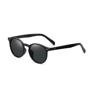 China New Fashion Polarized Sunglasses TR3331 | Retro Round Frame UV400 Protection for Men Women factory and manufacturers | D&L