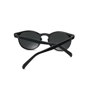 China New Fashion Polarized Sunglasses TR3331 | Retro Round Frame UV400 Protection for Men Women factory and manufacturers | D&L