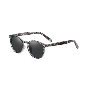 China New Fashion Polarized Sunglasses TR3331 | Retro Round Frame UV400 Protection for Men Women factory and manufacturers | D&L