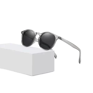 New Fashion Polarized Sunglasses TR3331 | Retro Round Frame UV400 Protection for Men Women