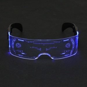 China Women One Pieces Wrap Around Sunglasses Led Party Shield Shades factory and manufacturers | D&L