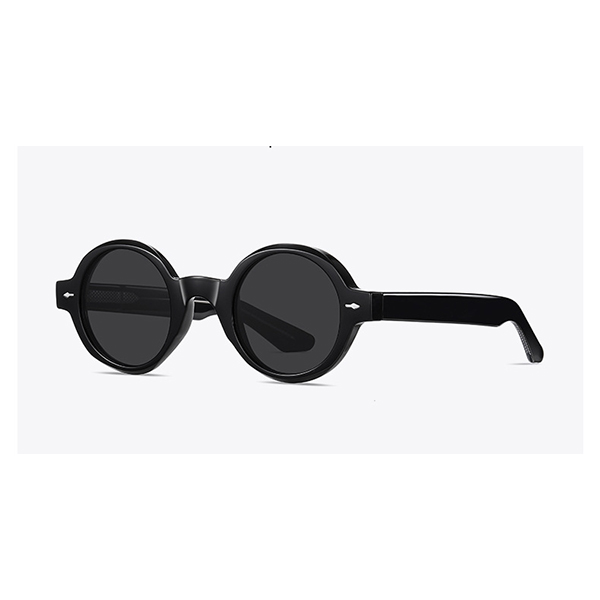 Retro Round Frame Crafted from Durable Acetate and TR90 Material