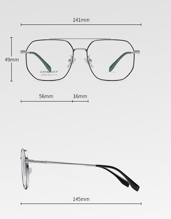 Eyeglass frames compatible with prescription lenses