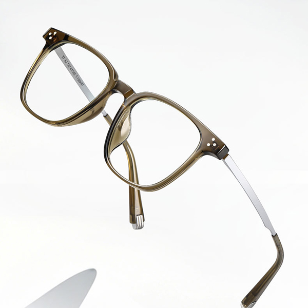TR90 and Titanium Blue Light Blocking Glasses on a desk