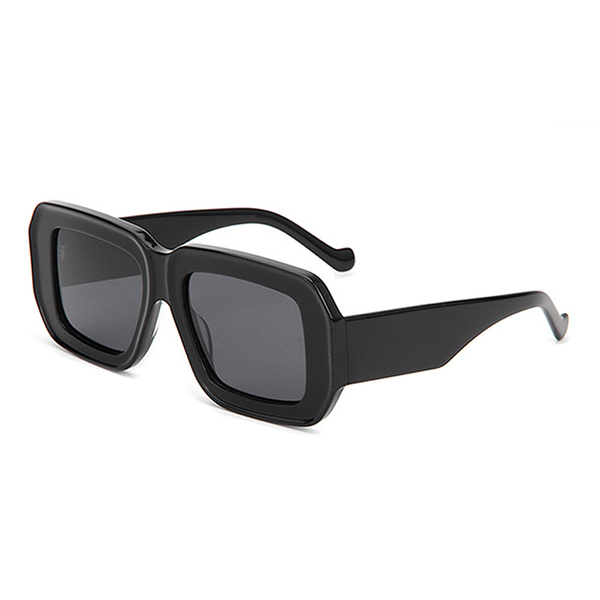 Close-up of a premium acetate sunglasses frame showing its finish