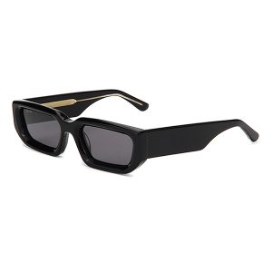 Punk Fashion Small Frame Sunglasses – Acetate & TAC Lens for Street Snap, Runway & Dail...