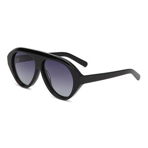 Big-Frame Pilot Sunglasses for Women | Retro Aviator Acetate Eyewear with TAC Polarized Lenses
