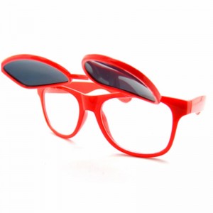 China Custom logo Flip up Lenses Promotional Sunglasses factory and manufacturers | D&L